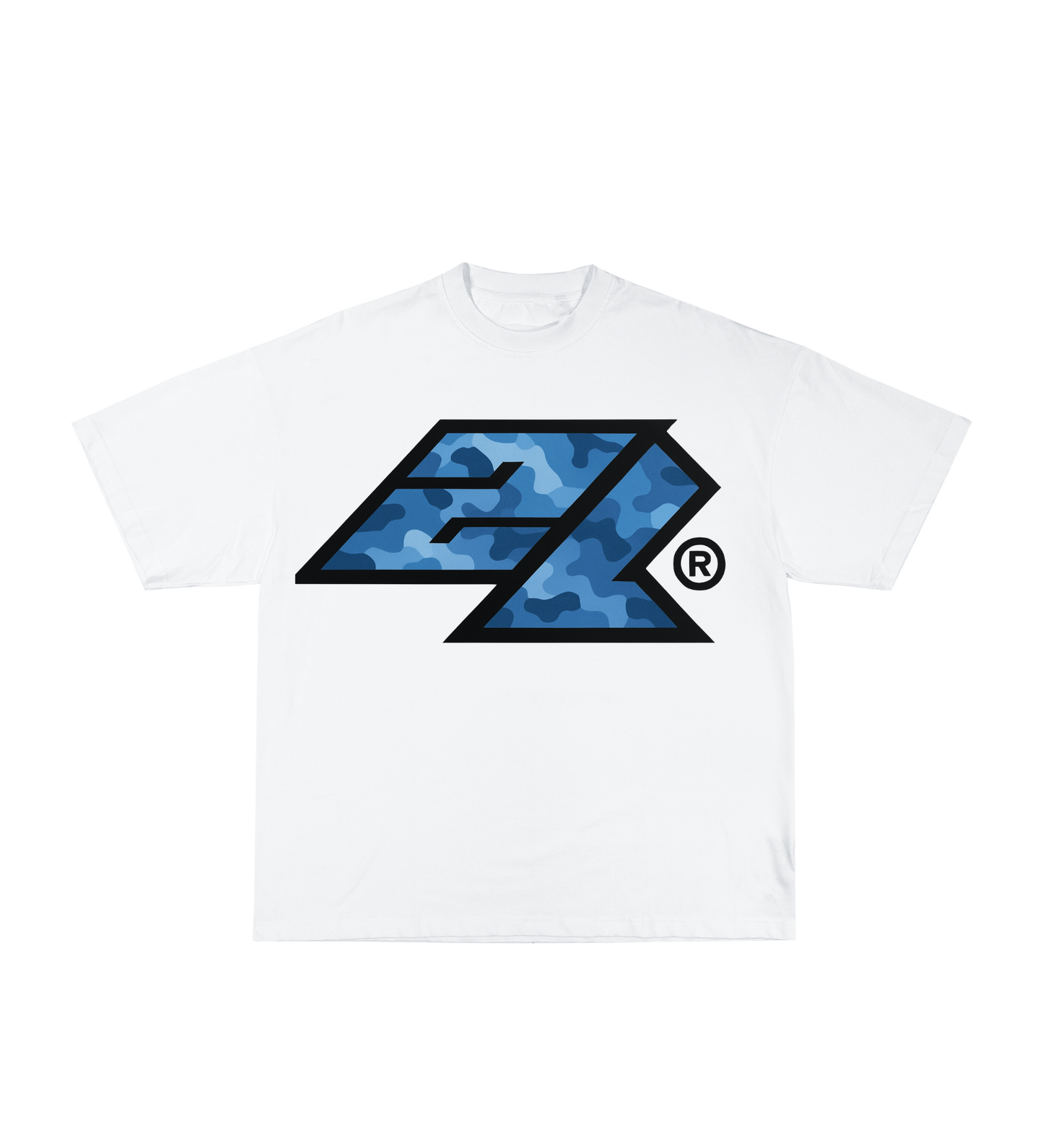2L CAMO BLUE TEE
