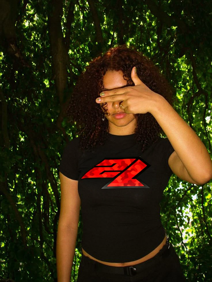2L CAMO RED TEE